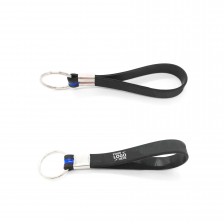 Silicone Keychain Wristband Keyring Rubber Key Chain